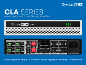 AtlasIED Will Introduce CLA Series of Amplifiers at InfoComm 2024 image
