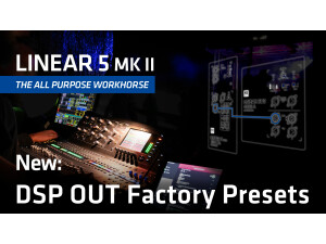 NEW from HK Audio: DSP OUT Factory Presets - combine all LINEAR Series speakers perfectly with each other image
