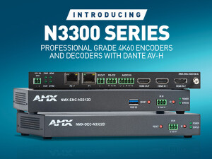 AMX Introduces SVSI N3300 Series and USB-C HydraPort Modules at ISE 2024 image