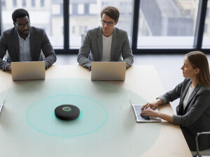 MAXHUB Mic Pod DM30 Expansion Microphone | 360° Meeting Room Audio image