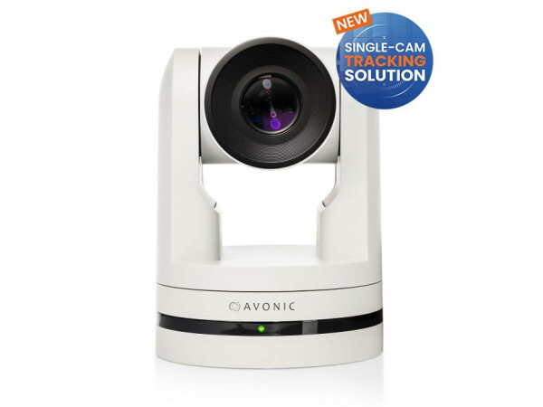 Avonic CM-93-IP 4K60FPS Ultra HD PTZ Fixed Installation Camera in White