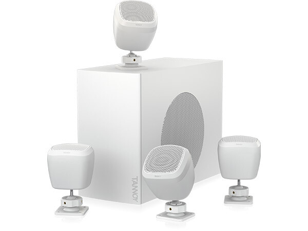 Tannoy SAT SUB 4 Pack - Packaged Satellite-Subwoofer Loudspeaker System in White - B-Stock