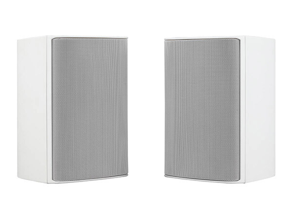 TiGHT AV 2 Way Active Wall Speaker Pair - 2 x 30W in White