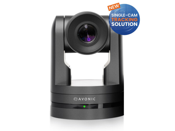 Avonic CM-93-IP 4K60FPS Ultra HD PTZ Fixed Installation Camera in Black