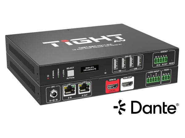 TiGHT AV TNET-DEC-H211-DA - T-NETWORK 1GB 4K60 AVoIP Decoder with Local HDMI