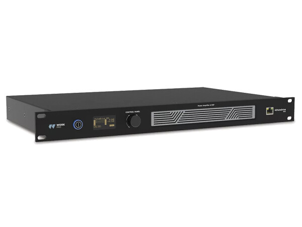 WorkPro PULSE DRIVE 602 - 2-Channel Class-D DSP Power Amplifier (2 × 300W @ 4 Ohms)