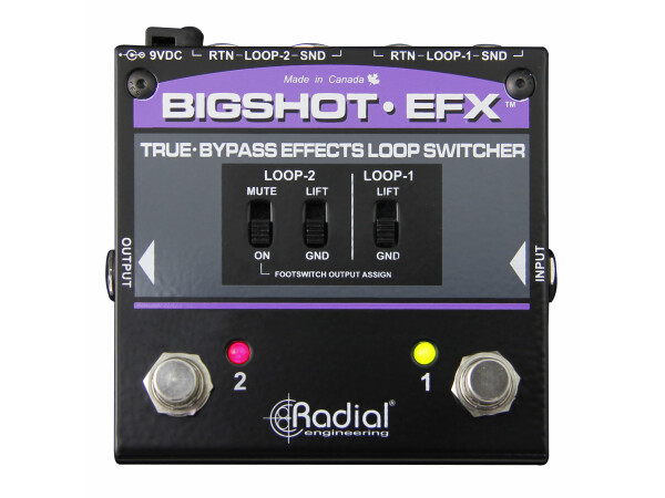 Radial Engineering BigShot EFX - True-Bypass Effects loop Switcher