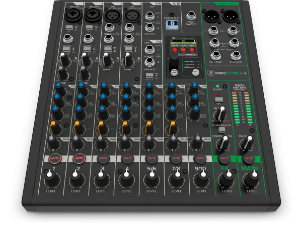 Mackie ProFX10v3+ 10-Channel Analogue Mixer with Enhanced FX, USB Recording Modes and Bluetooth®