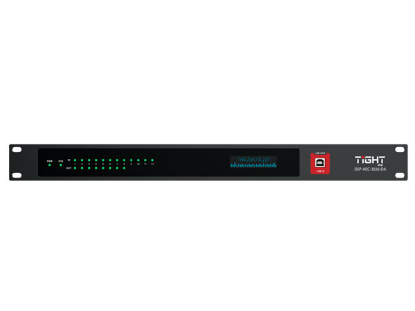 Tight AV DSP-AEC-3026 DA - Audio DSP with AEC, Analogue, Dante and USB