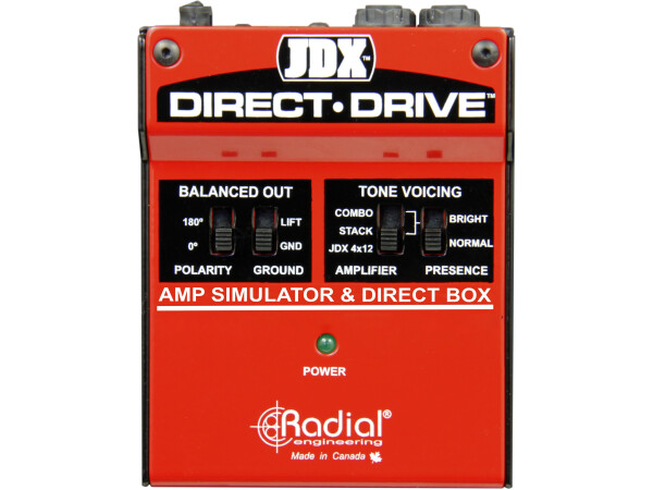Radial Engineering JDX Direct-Drive - Amp Simulator and DI Box