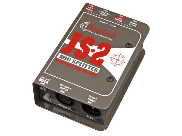 JS2 Passive Microphone Splitter - Single Isolated Out