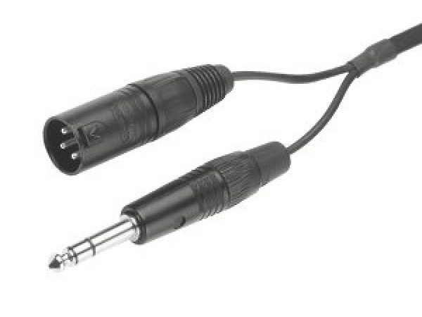 K 190.40 1.5m Straight Cable for DT 190 and DT 200 - 3 Pin XLR & 1/4" Jack