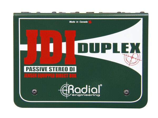 Radial Engineering JDI Duplex - Stereo Direct Box with Jenson Transformer