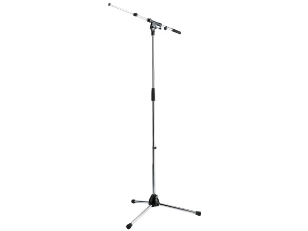 Konig and Meyer 210/9 - Telescopic Boom Arm Microphone Stand in Chrome