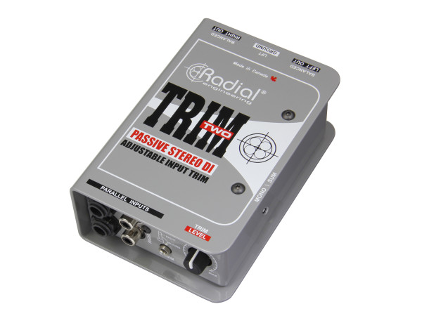 Trim-Two Stereo Direct Box with Level Control