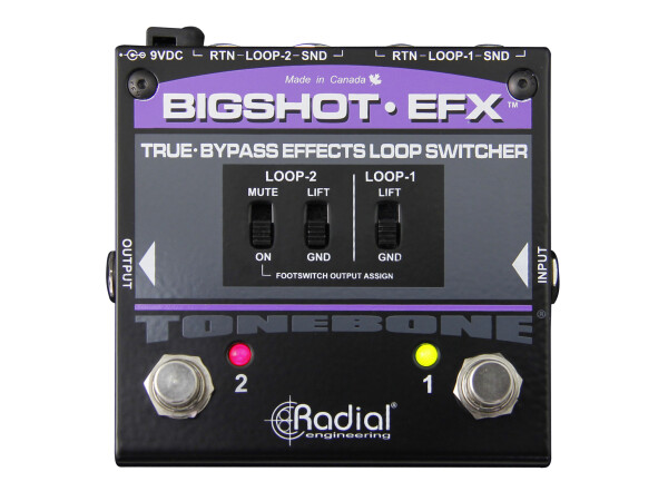 BigShot EFX v2 - Compact effect loop switcher