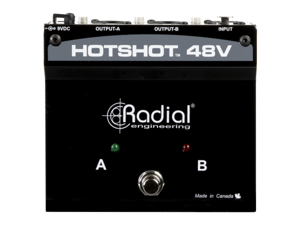 Radial Engineering HotShot 48V - Condenser Microphone Switcher
