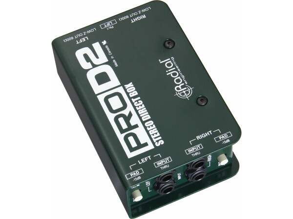 Radial ProD2 Stereo Passive Direct Box - B-Stock