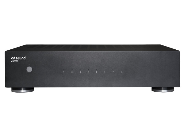 Artsound AMP850 Multi-Channel Power Amplifier 8x50W in Black