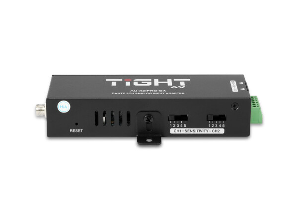 TiGHT AV 2-Channel Dante XLR Input Adapter