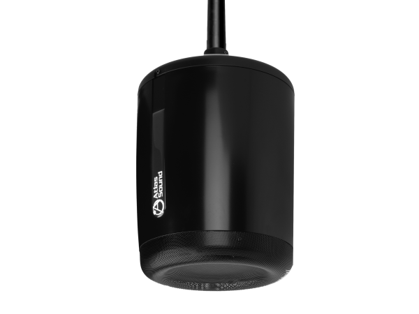 AtlasIED DA-PM8GD-B - 8” Pendent Mount PoE Dante Speaker System in Black