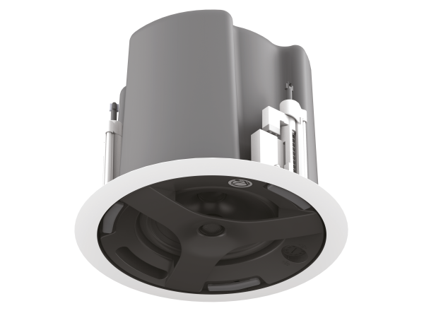 FAP63T-W 6.5" Coaxial In-Ceiling Speaker with 32-Watt 70V/100V Transformer, Ported Enclosure, and Safety First Mounting System (UL Certified)
