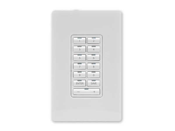 MET-13E-WH - Metreau 13 Button  Ethernet Keypad - White