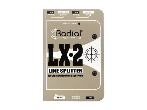 Radial Engineering LX-2 - Passive Balanced Line-Level Splitter & Attenuator
