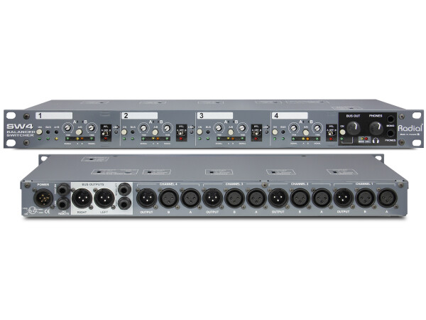 Radial Engineering SW4 - 4-Channel Audio Switcher