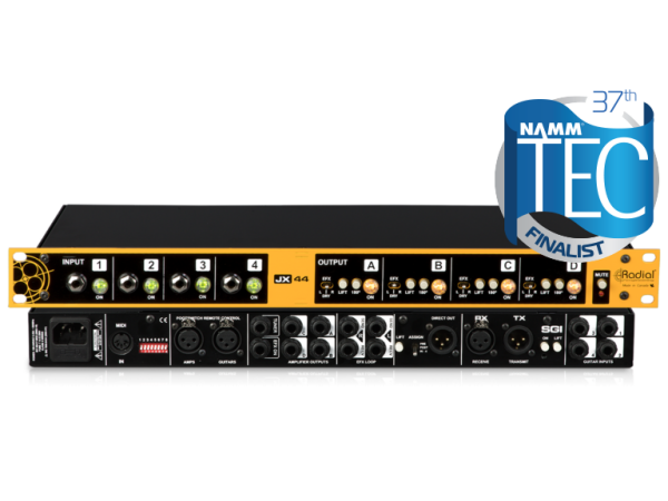 Radial Engineering JX44 V2 - Concert Touring Guitar & Amp Signal Manager