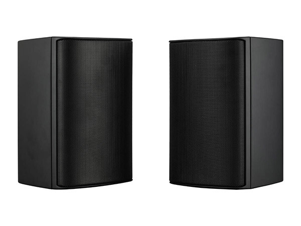 TiGHT AV 2 Way Active Wall Speaker Pair - 2 x 30W in Black