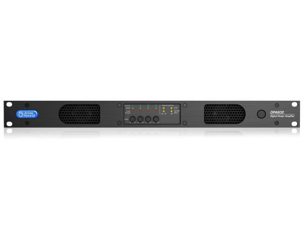 DPA602 600-Watt Networkable Multi-Channel Power Amplifier With Optional Dante Network Audio