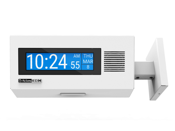 AtlasIED IP-DDS - PoE+ IP Dual Sided LCD Endpoint with Speakers and LED Flasher