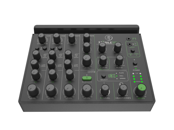 Mackie MobileMix - 8-Channel USB-Powerable Mixer for A/V Production, Live Sound and Streaming