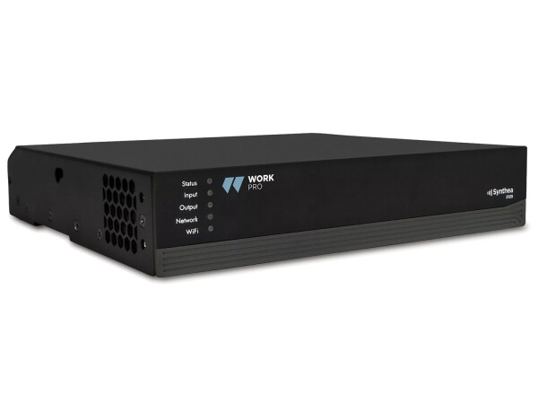 WorkPro SYNTHEA  2125 - 2 × 125 W DSP Installation Amplifier with Wi-Fi & Ethernet Control