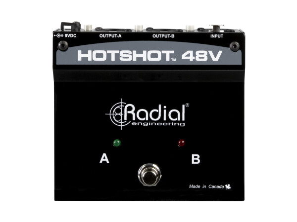 Radial HotShot 48V footswitch