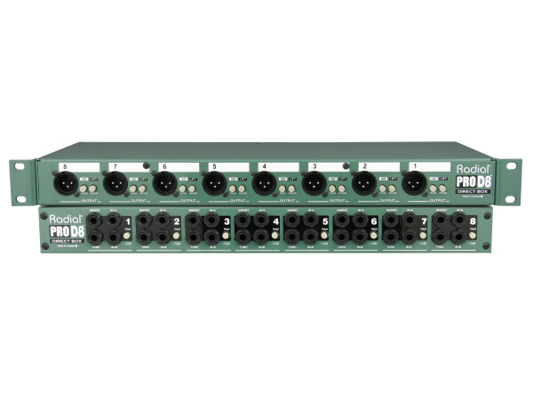 Radial Engineering ProD8 - Eight Channel Rackmount Passive DI Direct Box