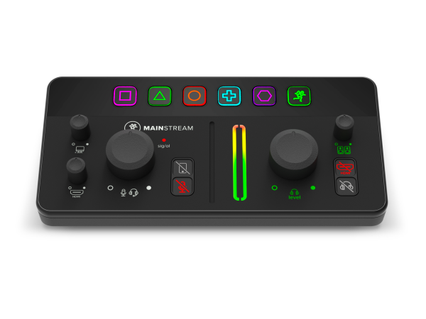 Mackie MainStream - Complete Live Streaming and Video Capture Interface with Programmable Control Keys