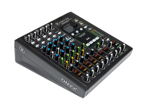Mackie Onyx 8 - 8-Channel Premium Analog Mixer with Multitrack USB