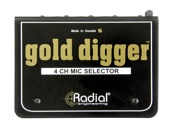Gold Digger 4-Channel Mic Selector