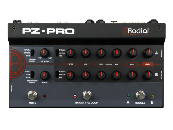 Radial Tonebone PZ-Pro 2-Channel Acoustic Instrumental Preamp - B-Stock