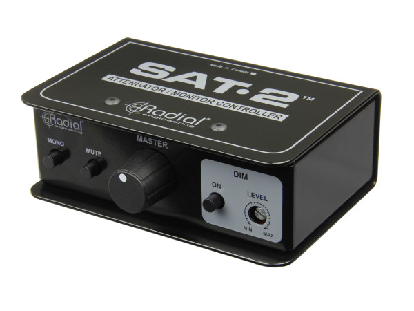 SAT-2 Passive Two-Channel Balanced Stereo Attenuator