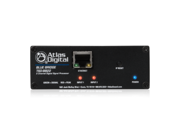 TSD-BB22 2 Input X 2 Output - Networkable DSP Device