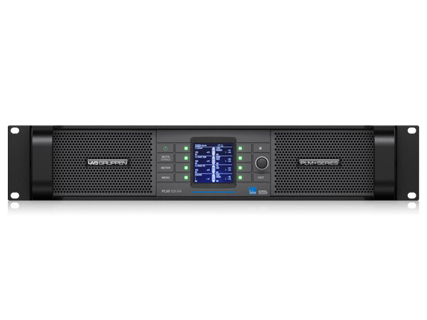 Lab Gruppen PLM+ 12K44 SP 12,000-Watt Amplifier with 4 Flexible Output Channels on SpeakON Connectors, Lake Digital Signal Processing and Digital Audio Networking
