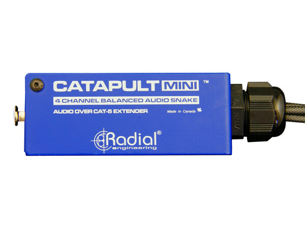 Radial Engineering Catapult Mini - Compact Cat 5 Analog Snake - TX 4-Channel Transmitter