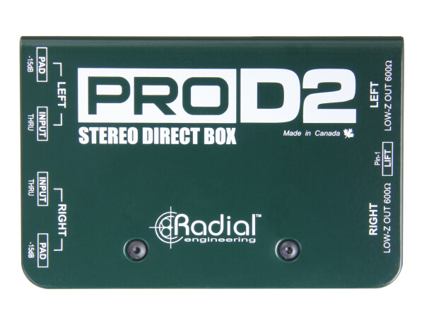 Radial Engineering ProD2 - Stereo Passive Direct Box