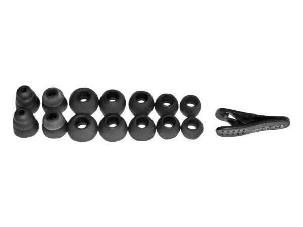 beyerdynamic Silicon Eartip Set for DX-Series and iDX-Series in Transparent Black