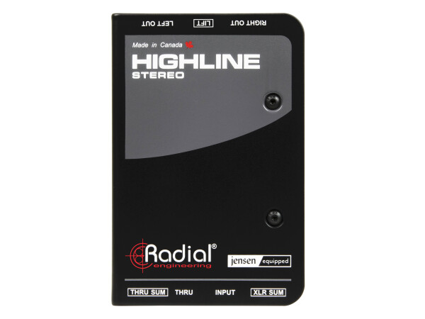Radial Engineering Highline Stereo Passive Line Isolator