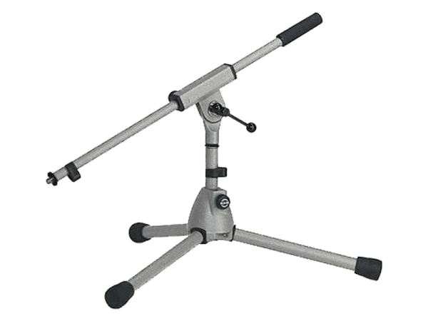 Konig and Meyer 25901 - Soft Touch Extra Low Level Microphone Boom Stand in Grey