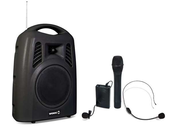 WorkPro WAP 850 - 120W Portable Wireless Microphone / Amp System with Remote Control